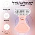 thumbnail image 4 of Manual Women's Razor with 6-Layer Blades for Smooth Shaving of Underarms, Legs & Intimate Areas - Includes Portable Small Shell-Shaped Storage Case, Yellow Color, Domestic Brand Quality, Ideal for, 4 of 4