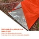 thumbnail image 4 of Yuarrent Refugio de emergencia Saco de dormir Tienda de supervivencia temporal A prueba de viento Cálido Aislamiento térmico desechable Kit de carpas, 4 of 6
