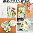 thumbnail image 7 of Dreamtimes Summer Lemon Fruit Leaves Kitchen Towels Dish Bar Tea Towel Dishcloths Set of 4 Super Absorbent Soft 18 x 28 inches, 7 of 7