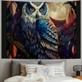 thumbnail image 2 of Orinice Owl Branch Moon Tapestry Wall Hanging Unique Style Graphic Tapestries Home Wall Decor Art for Living Room Bedroom Apartment Farmhouse Dorm 40x30inch, 2 of 6