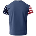 thumbnail image 3 of Men's 250 Anniversary USA Shirt 1776-2026 250th Birthday Patriotic American Flag T-Shirt Summer Casual Fashion Short Sleeves Tops,Navy,XXL, 3 of 4