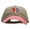 Khaki Red, variant on 3 Bowlers Embroidered Pigment Dyed Wash Cap - Orange Navy OSFM