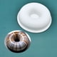 thumbnail image 4 of Molde para donas de 7.8 pulgadas, moldes para hornear de silicona, molde para pasteles redondo acanalado de grado, molde para pasteles antiadherente para pan, gelatina, gelatina, buntcake, u, 4 of 5