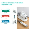 thumbnail image 3 of Pet Grooming Kit & Vacuum Suction 99% Pet Hair, Dog Grooming Kit with 5 Professional Grooming Shedding Tools, 3 of 9