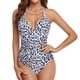 thumbnail image 4 of Traje de baño sólido de una pieza para mujer, traje de baño con control de barriga, Tankini, ropa de playa, traje de baño Fridja nalpqowj54869, 4 of 7