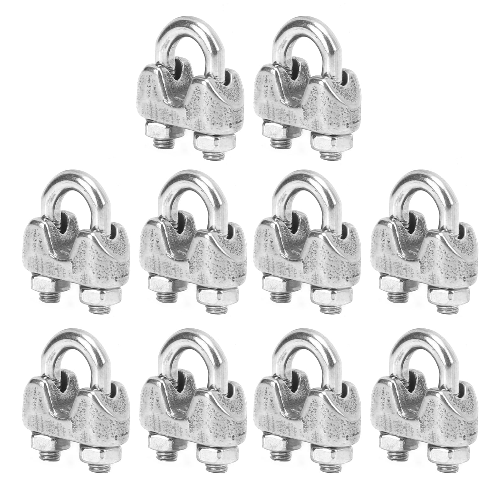 Stainless Steel Wire Rope Cable Clip, Wire Rope Clamps UShaped Saddle