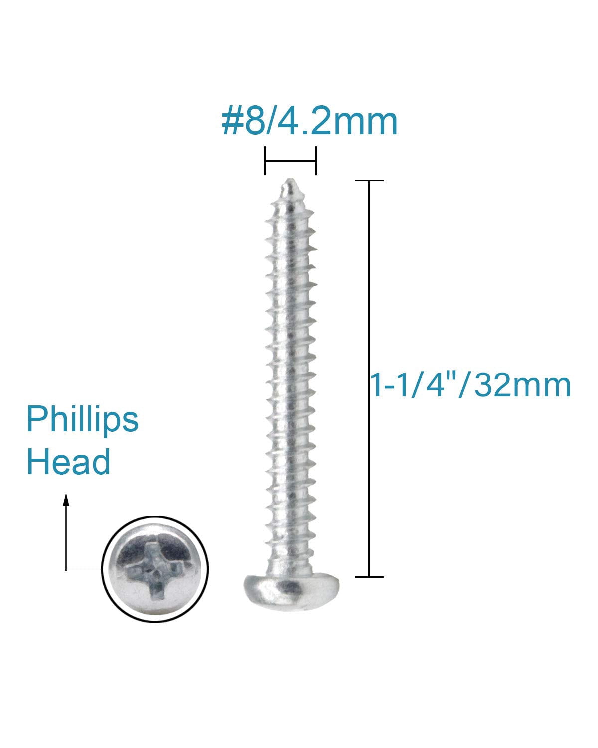 100pcs Plastic Self Drilling Drywall Anchors with Screws Assortment Kit, Wall Anchors Kit with 50pcs Screws/50pcs Drywall Anchors