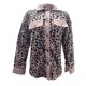 thumbnail image 3 of Lucakuins, chaquetas salvajes a la moda para mujer, estampado de leopardo, cuello vuelto, abrigo de manga larga con botones, ropa de abrigo informal para primavera y oto帽o, 3 of 6