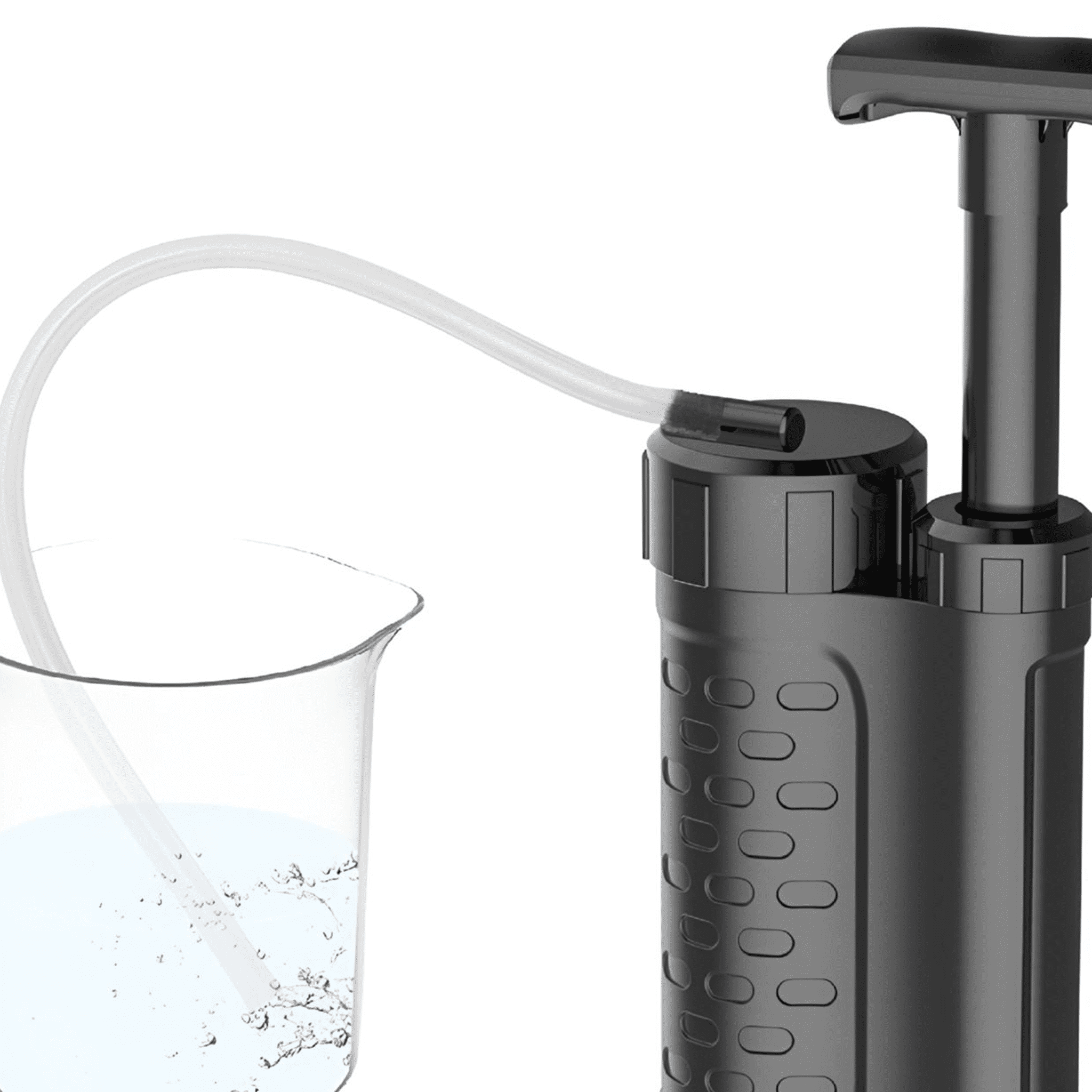 HIBIBUD 2026 New Portable Outdoor Water Purifier Filter with Straw for Survival Gear for Camping, Hiking, Backpacking, Emergency Preparedness, Outdoor Adventures
