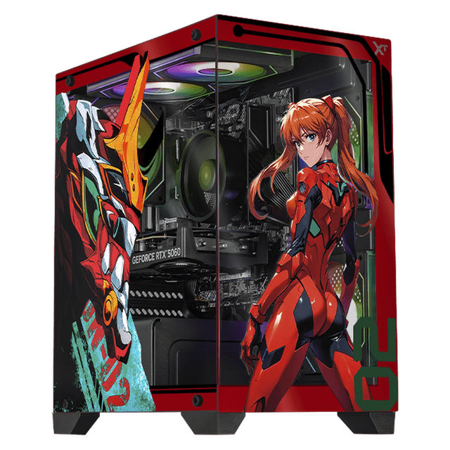 PC Gamer Xtreme PC Gaming NVIDIA GeForce RTX 5060 AMD Ryzen 7 5700 16GB SSD 1TB WIFI Evangelion 02 gaming 1080p, estudios y multitarea