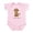 Petal Pink, variant on CafePress - Apricot Poodle Infant Bodysuit - Baby Light Bodysuit, Size Newborn - 24 Months