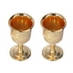thumbnail image 5 of 2 unids Elegantes copas de vino tinto delicados Copas de vino portátiles de whisky (Dorado), 5 of 5