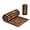 Carbonized Color, variant on VINGLI 8ft L 22in W Wooden Garden Pathway, Roll Out Outdoor Walkway Flooring W/Steel Wire, Anti-Slip Texture, Ground Stakes, Fir Wood Pathway for Garden, Patio, Wedding, Beach, Party Decor