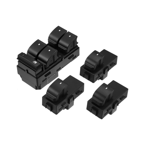 Unique Bargains Power Window Switch 20945129 for Chevy Silverado for GMC Sierra 1500 2500HD 3500HD 2007-2013 (Pack of 4)
