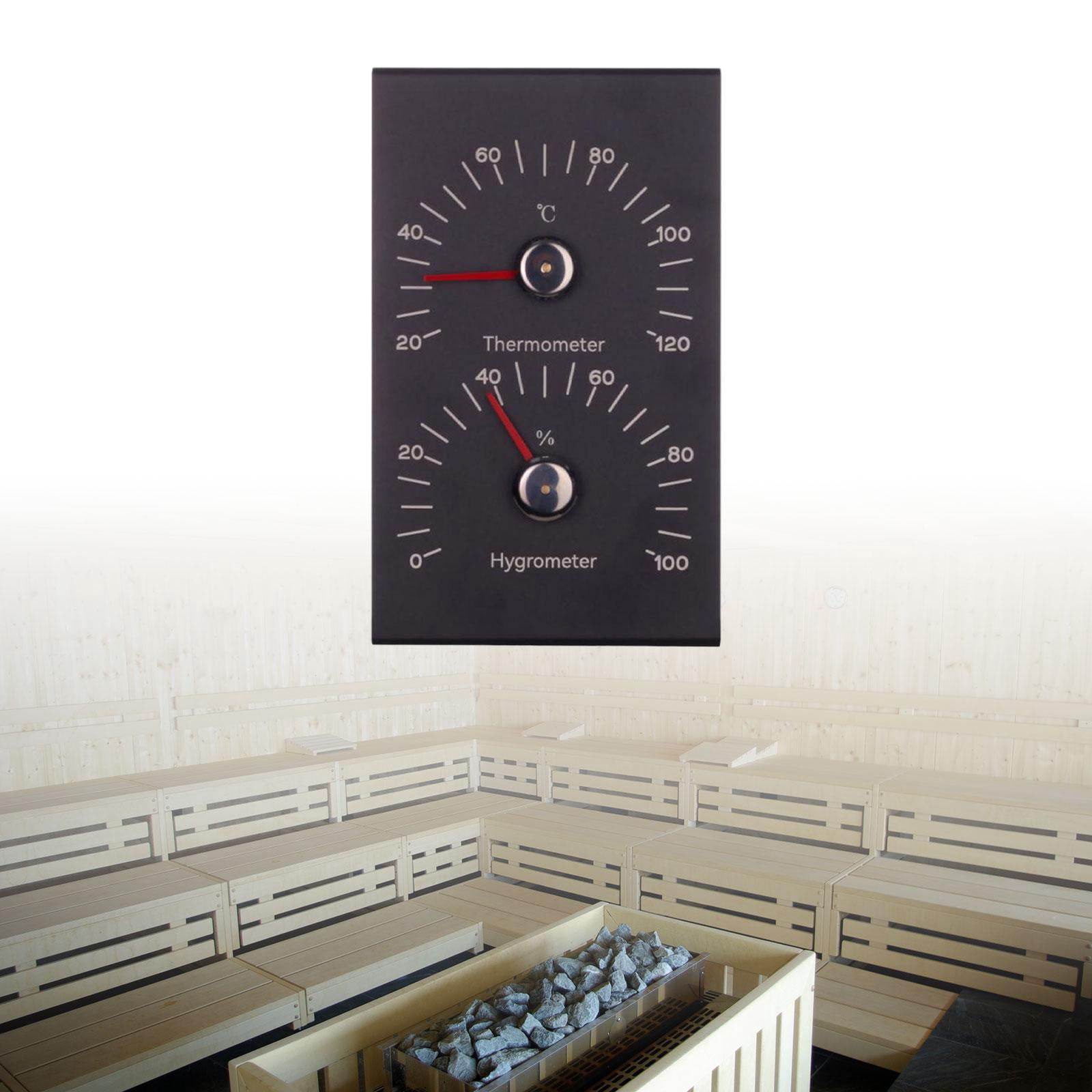 YWMJZEU Sauna Hygrometer 2 in 1 Simple to Use Monitor Gauge Multifunction Humidity Gauge