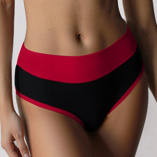 String Taille Haute Confortable pour Tous les Jours, Respirant, Sans Coutures, Doux, Extensible, Coupe Ajustée, Culottes pour Femmes, Mode