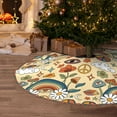 thumbnail image 5 of Teaboi Mushrooms And Rainbows Peace for Christmas Tree Skirt, Christmas Tree Decoration Tree Skirt - Strap/Velcro Style, Home Holiday Decorations, Suitable for Christmas, Halloween-30", 5 of 6