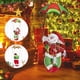 thumbnail image 1 of Muñeco de Navidad con paracaídas onlyliua Decoración Navideña para Colgar en el Techo, 1 of 7