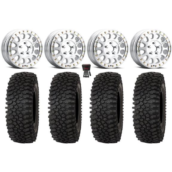 Method 401-R Bdlk Wheels Raw 32" Roctane STX Tires Polaris RZR Turbo R & Pro R Ranger 1500 Xpedition