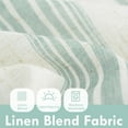 thumbnail image 2 of DriftAway Chris Vertical Striped Linen Blend Textured Light Filtering Semi Sheer Curtains for Living Room Bedroom 84 Inches Long Drapes Grommet 2 Panels, 2 of 5