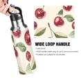 thumbnail image 4 of Yayeee 33oz Insulated Water Bottle Double Wall Stainless Steel with Flip Straw Lid, Cute Cherry, 4 of 7