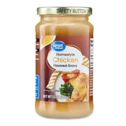 Great Value Homestyle Chicken Flavored Gravy, 12 oz Glass Jar