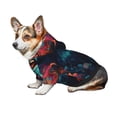 thumbnail image 3 of Bingfone Colorful Flower Goat Dog Clothes Hoodie, Pet Winter Coat,Puppy Sweatshirts for Small Dogs Boy Girl,Suitable for All Breeds-Small, 3 of 6