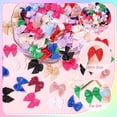 thumbnail image 5 of Multicolor 1-Inch Mini Satin Bows,500 Count All-Purpose Craft Ribbon Bows for Ornaments,Pins,Hair Clips,Gift Boxes & Party Decor, 5 of 6