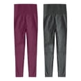 thumbnail image 4 of Yindaity Yoga Pants Women With Pockets Leggings with Pockets for Women, High Waisted Buttery Soft Womens Leggings for Gym Yoga Workout(Wine,L), 4 of 4
