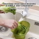thumbnail image 4 of XWSHYW Cestas Cesta Multiusos y Gotas Filtradas En Agua, Práctico Organizador Colgante, Contenedor de Almacenamiento para Restos de Frutas Del Hogar, Salsa de Estar, Pantalla de Filtro Verde, 4 of 6