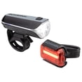 thumbnail image 1 of Schwinn LED Bike Light Headlight and Tailight, USB Rechargeable, 300 Lumen Light Set, Black, 1 of 4