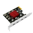 thumbnail image 6 of Desktop 5Gbps PCI-E to USB3.0 Expansion Card ,4-Port Type-C Adapter Card USB3.2 Expans y7971, 6 of 6