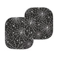 thumbnail image 2 of KUIFORTI Spider Web Windshield Sunshade for Car SUV Truck Foldable Uv Ray Reflector Front Window Sun Shade Visor Shield Cover, Cobweb Black, 2 of 5