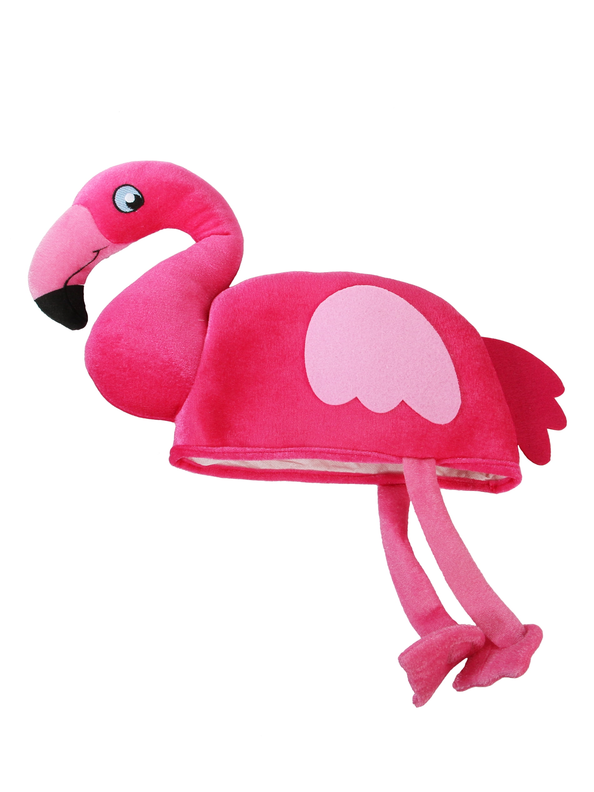 Pink Flamingo Bird Hat Funny Silly Adult Halloween Party Costume Accessory 