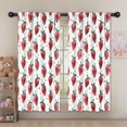 thumbnail image 5 of Blackout Kids Curtains,Strawberry Plants Fruit Watercolor Childrens Insulated Curtains Set Of 2,Bedroom Essentials,Toddler Room Decor 52"x63", 5 of 5