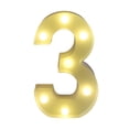 thumbnail image 2 of Homeer Decorative Light Decorative Lamp Digital Number Light Decorative Light - Glowing Plastic LED Marquee Light Up Letter GRAD 2023 Graduation Party Decor, 2 of 7
