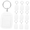 thumbnail image 5 of WHAMVOX 10Pcs Mini Photo Frame Keychain Diy Capable Abs Transparent Memory Display Graduation, 5 of 8