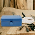 thumbnail image 4 of GETAJGHSD 2Pcs Blue Rectangular Iron Multi Function Tool Storage Box Portable Organizer For Car Garage 15.7X9.4X3.1In, 4 of 7