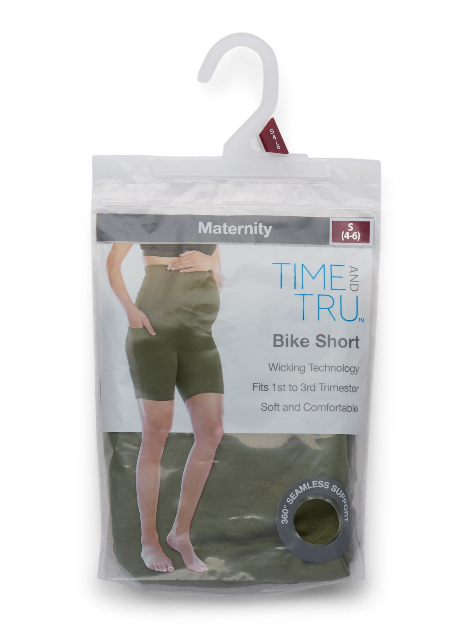 Time And Tru Women's Maternity Bike Short