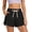Black, variant on Women's Medical Scrub Capri Pants,Elastic Waist Wide Leg Trousers with Side Split Design for Clinical Daily Wear