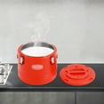 thumbnail image 3 of Red 30L Insulated Soup Container, Energy-Saving Food Warmer 6-8H Cold/4-6H Hot, 3 of 17