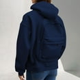 thumbnail image 2 of Backpack Hoodie for Women 2026 Long Sleeve Casual Plain Zip Up Hooded Sweatshirt with Pockets Jacket Coat, 2 of 8