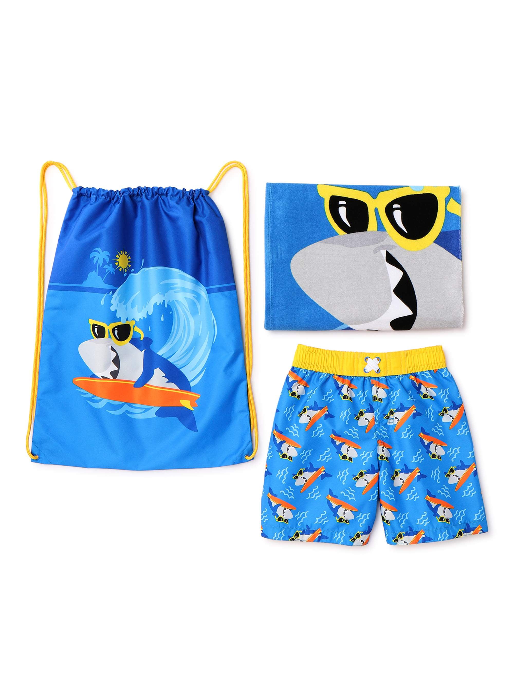 baby shark swim trunks