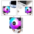 thumbnail image 4 of Ventilador de refrigeración de CPU, refrigeración de CPU RGB, 60CFM, rodamiento hidráulico, disipador de calor de carcasa de PC de refrigeración por, 4 of 6