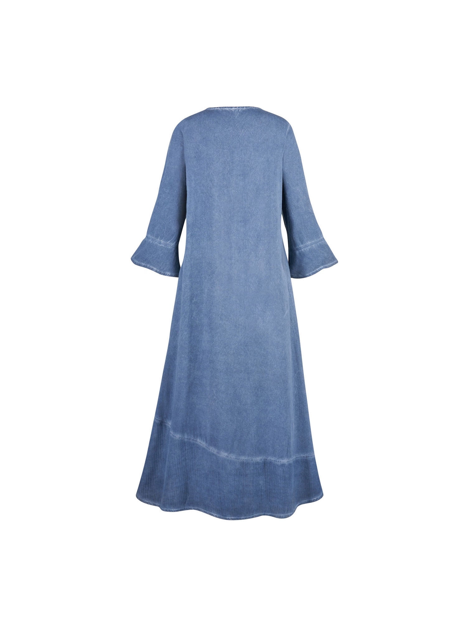 long frock with bell sleeves