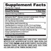 Equate Memory Support Dietary Supplement Capsules, 30 Count, Compare vs Prevagen® Regular Strength