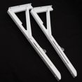 thumbnail image 3 of simhoa 2 Pieces Folding Shelf Brackets K Type Spring Steel Brackets Shelf Hardware 18inch, 3 of 8