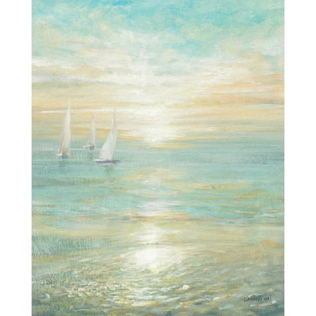 Sunrise Sailboats I Stretched Canvas - Danhui Nai (24 x (Best 30 Ft Sailboat)