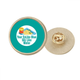 thumbnail image 1 of Children Hearts Pure Happy Round Metal Golden Pin Brooch Clip, 1 of 3