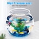 thumbnail image 2 of Pecera de plástico transparente para acuario pequeño, ideal para peces betta y goldfish., 2 of 7